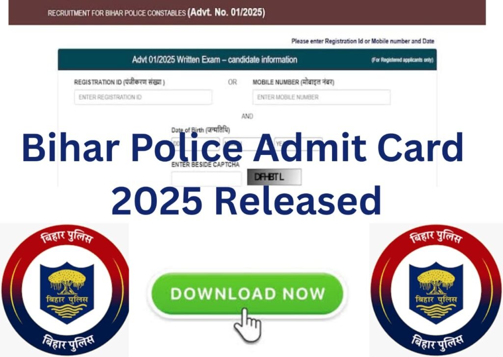 CSBC Bihar Police Constable Admit Card 2025 Download